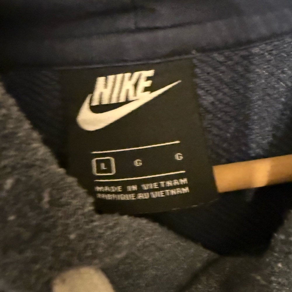 Badass Nike Sportswear Heritage Pullover Hoodie - French Terry - Sz Large - RARE - Picture 2 of 6